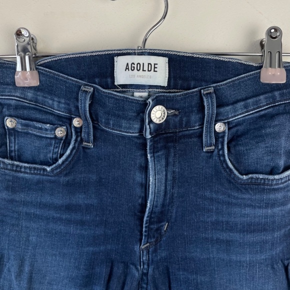 Agolde Sophie High Rise Skinny Crop in Claremont - Picture 5 of 10
